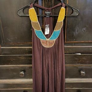 Rue21 tank top with beautiful beaded design